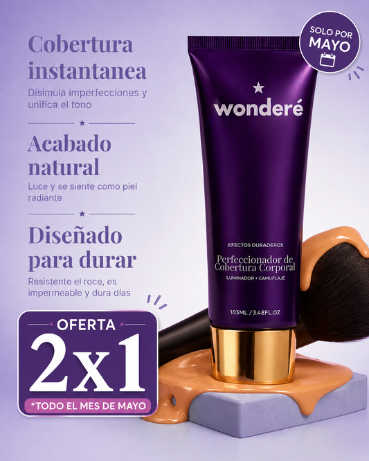 Perfeccionador de Cobertura Corporal (Incluye Brocha) - Compra 1 LLEVA EL 2 GRATIS